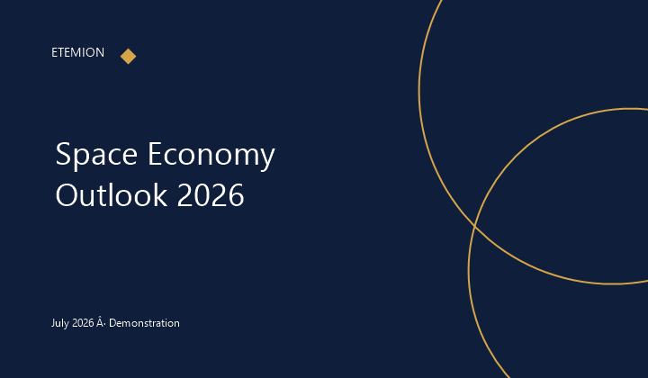 Space Economy Outlook 2026 demonstration report cover